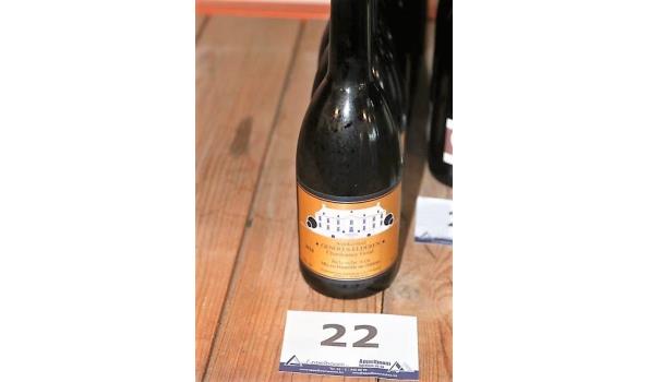 6 flessen à 75cl witte wijn GENOELS-ELDEREN, Chardonnay Goud, 2014, Belgie